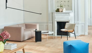 Fifty-Fifty Wandleuchte - Soft black - HAY