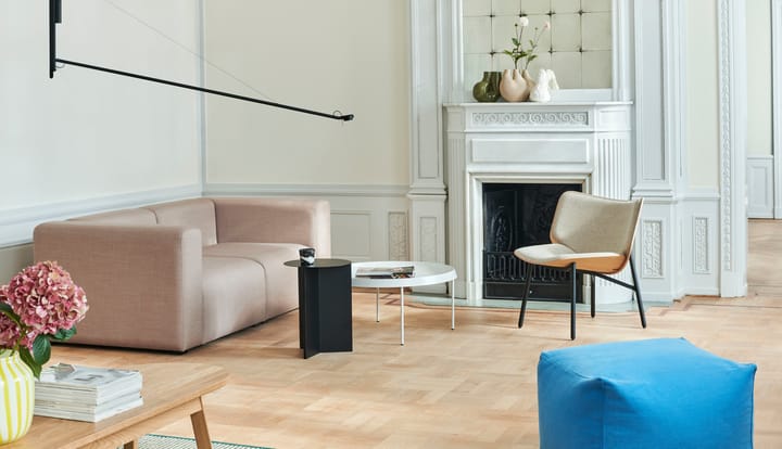 Fifty-Fifty Wandleuchte, Soft black HAY