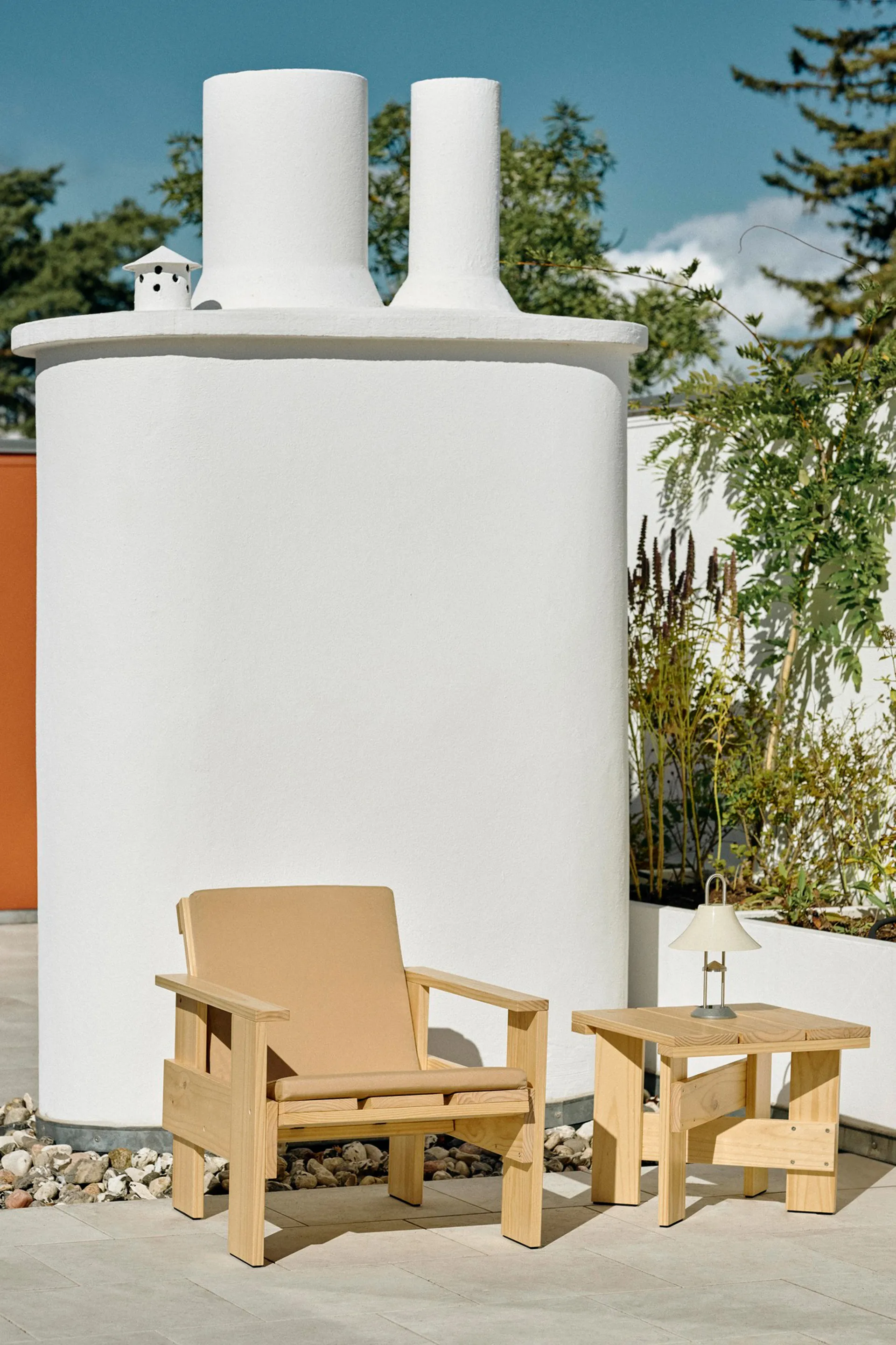 Folding Sitzkissen für Crate Lounge-Stuhl, Beige HAY