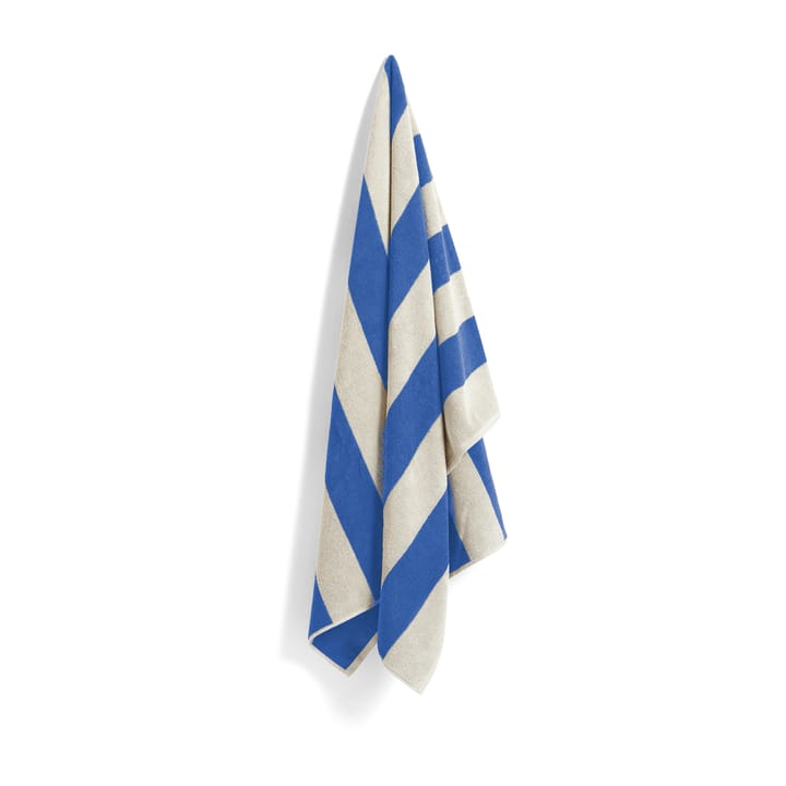 Frotté Stripe Badetuch 100 x 150 cm - Blue - HAY