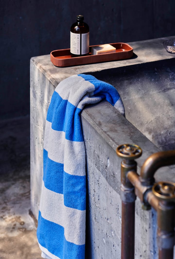 Frotté Stripe Handtuch 50 x 100cm - Blue - HAY