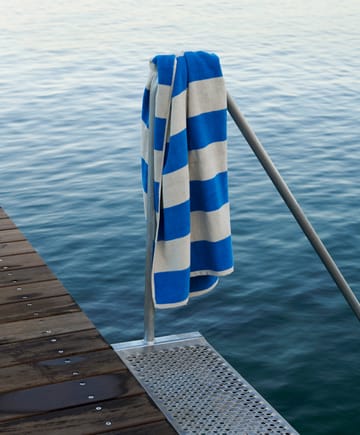 Frotté Stripe Handtuch 50 x 100cm - Blue - HAY