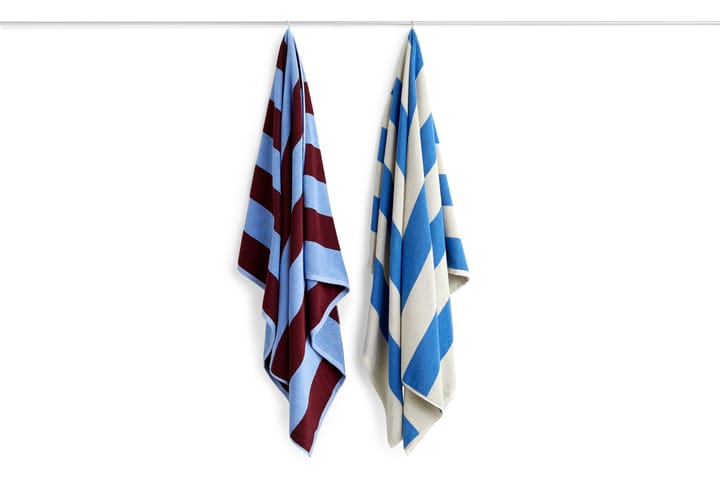 Frotté Stripe Handtuch 50 x 100cm, Blue HAY