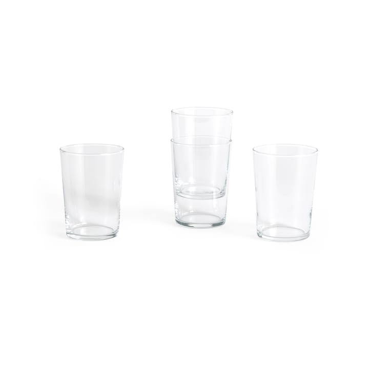 Glass Trinkglas L 4-pack 49 cl - Klar - HAY