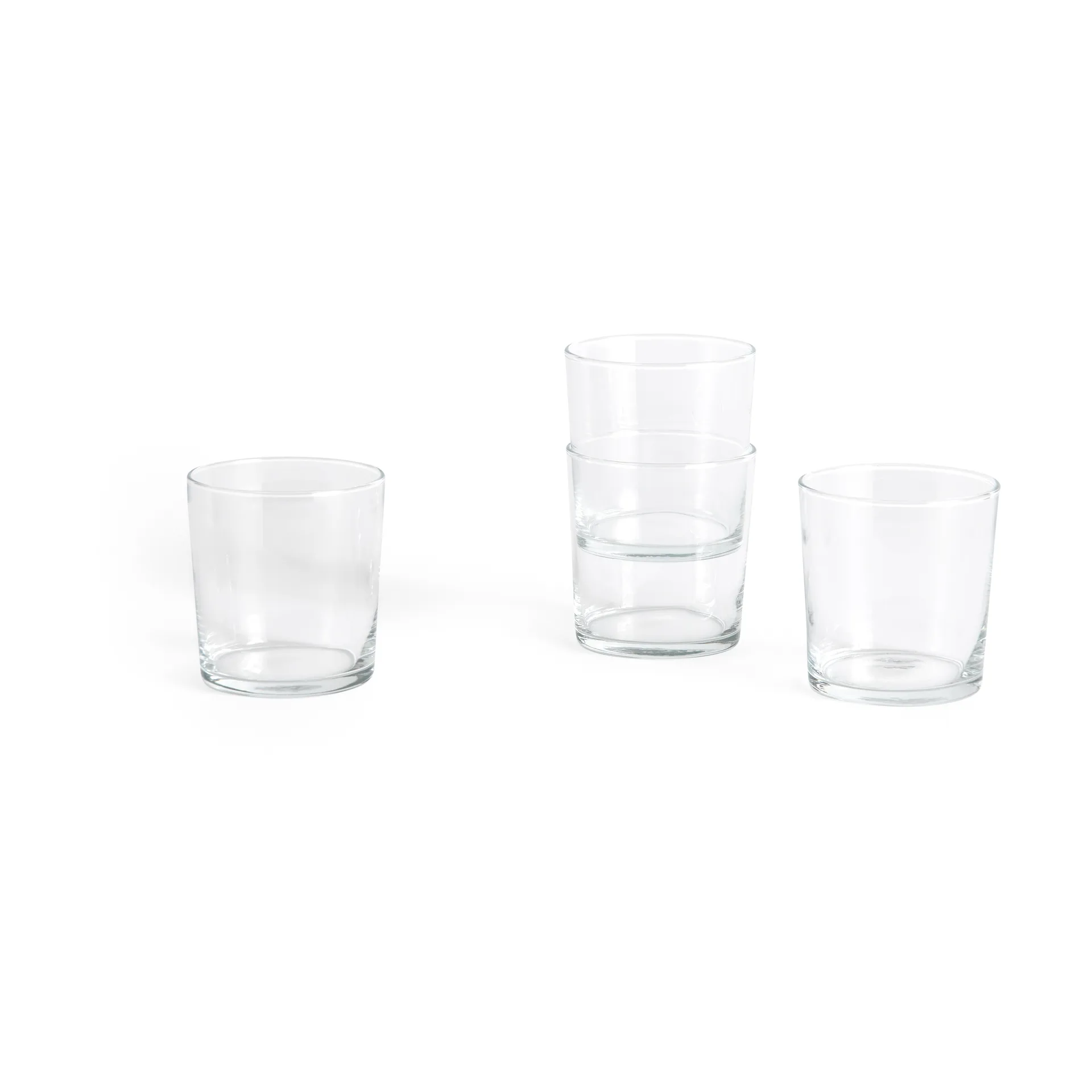 Glass Trinkglas M 4-pack 36 cl, Klar HAY