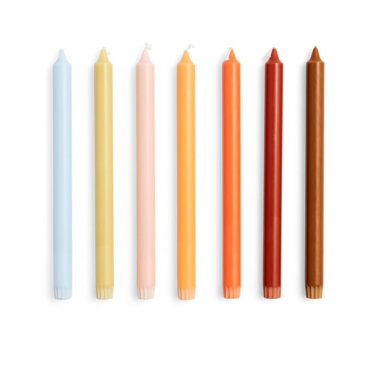 Gradient Candle Kerze 7er Pack - Rainbow - HAY