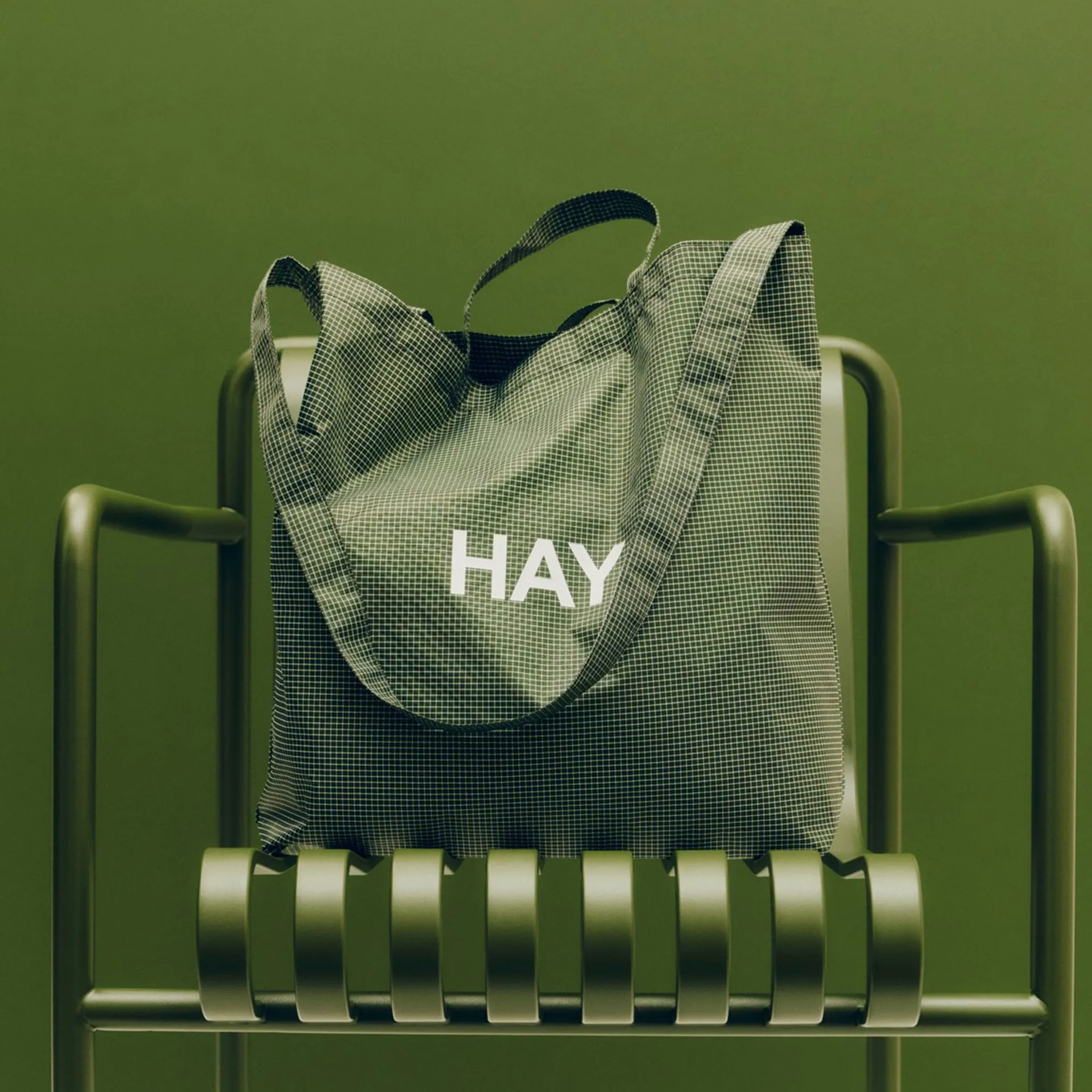 Grid Crossover Bag Tasche medium, Dark green, medium HAY