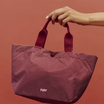 Grid Everyday Bag Tasche - Burgundy, mini - HAY