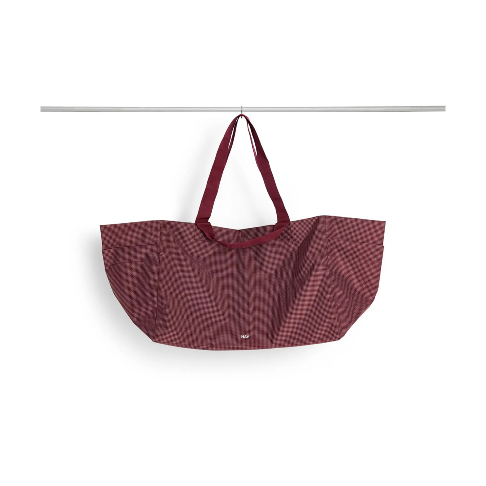 Grid Weekend Bag Tasche, Burgundy, large HAY