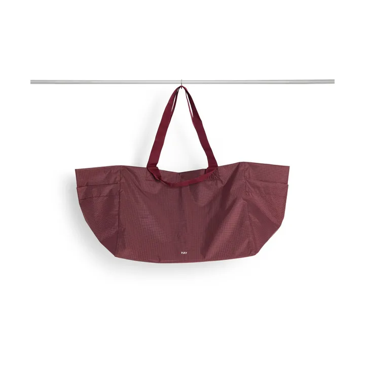 Grid Weekend Bag Tasche - Burgundy, large - HAY