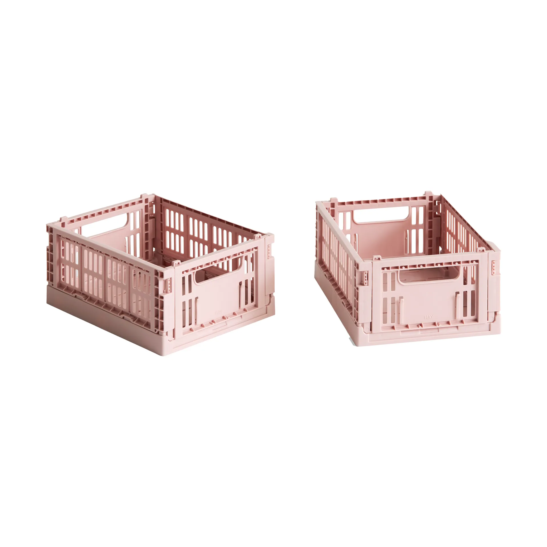 HAY Colour Crate Mini 2er-Pack 13x17 cm, Blush HAY