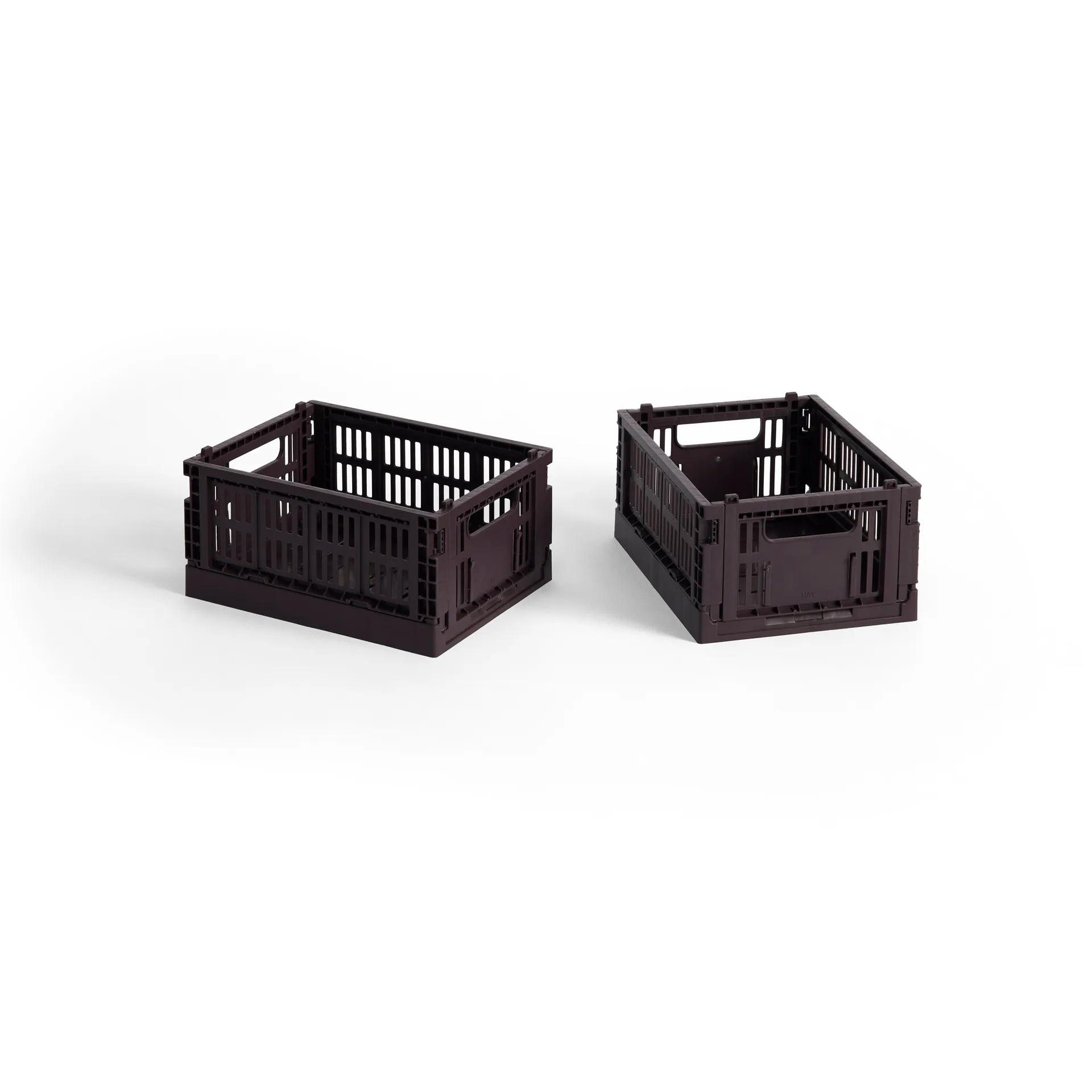 HAY Colour Crate Mini 2er-Pack 13x17 cm, Bordeaux HAY