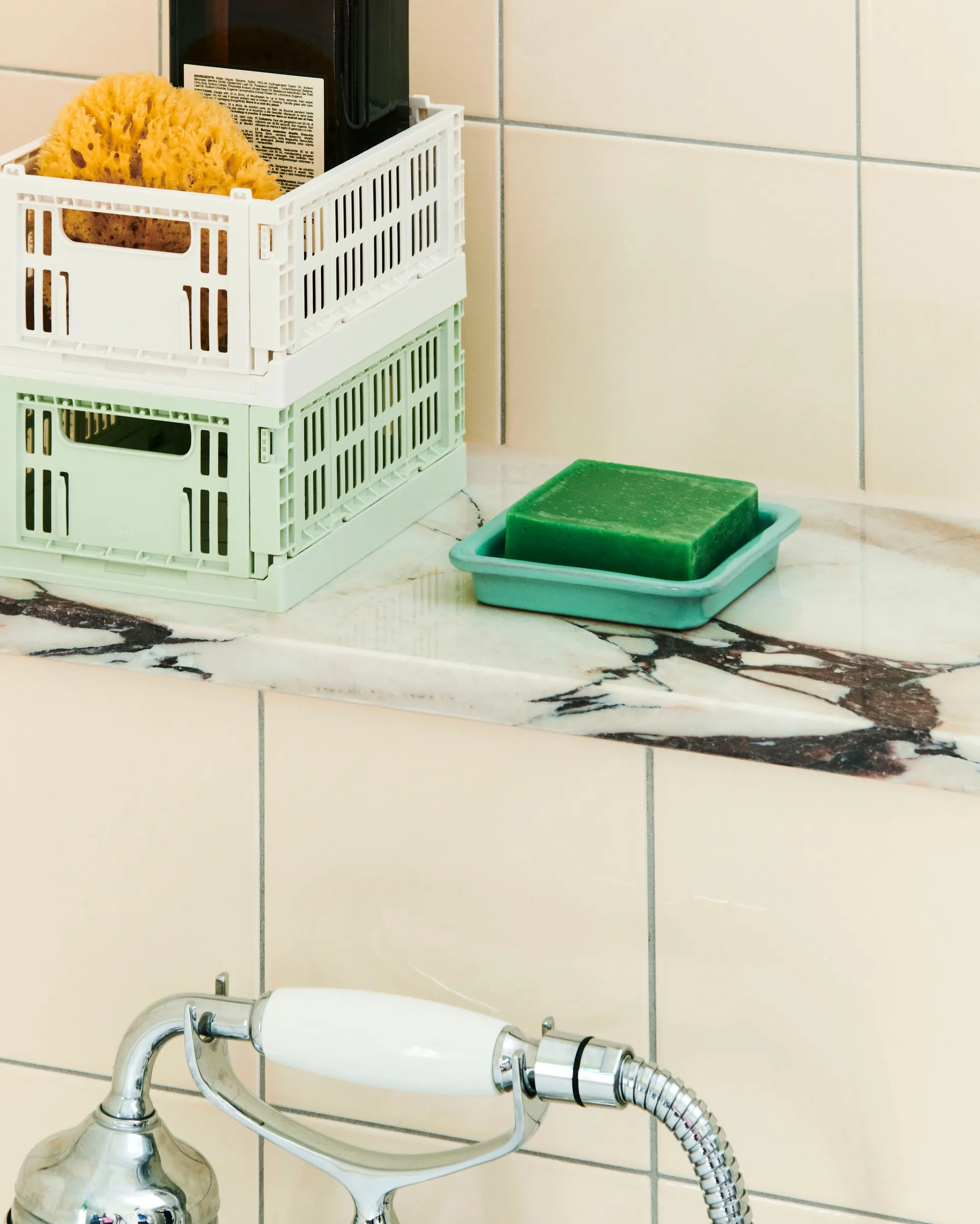 HAY Colour Crate Mini 2er-Pack 13x17 cm, Mint HAY