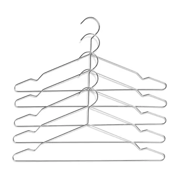 HAY Kleiderbügel 5er-Pack - Silber - HAY