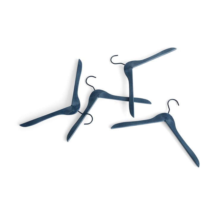 HAY Kleiderhaken 4er Pack - Deep blue - HAY