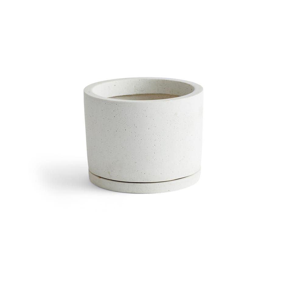 nordicnest.de | HAY Plant Pot with saucer Blumentopf L Ø19cm
