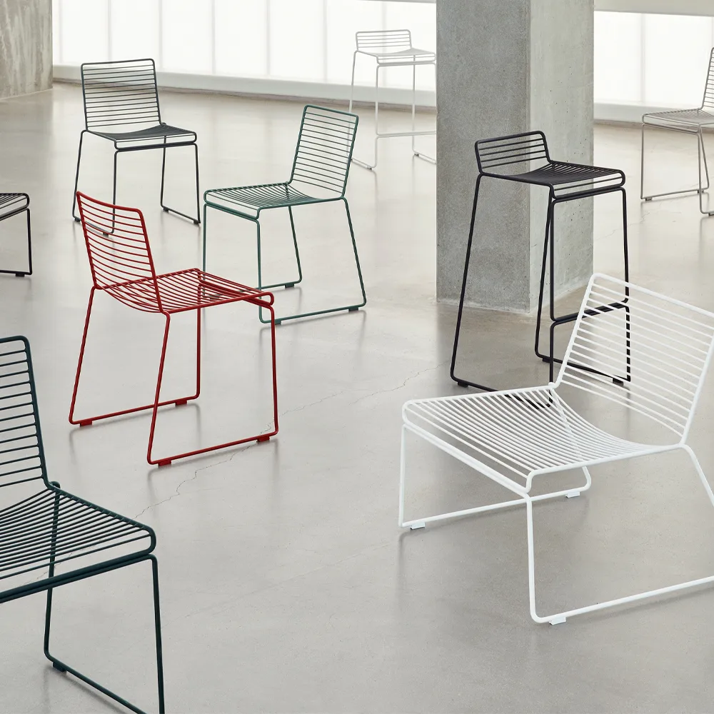 Hee High Barstuhl 75 cm, Asphalt grey HAY