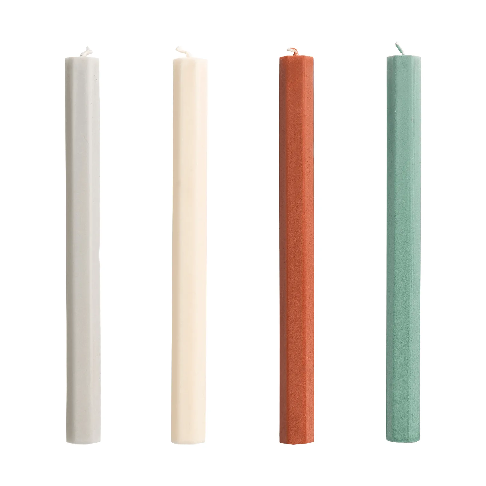 Hexagon Candle Kerzen-Mix 4er-Pack, Forest HAY