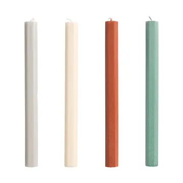 Hexagon Candle Kerzen-Mix 4er-Pack - Forest - HAY