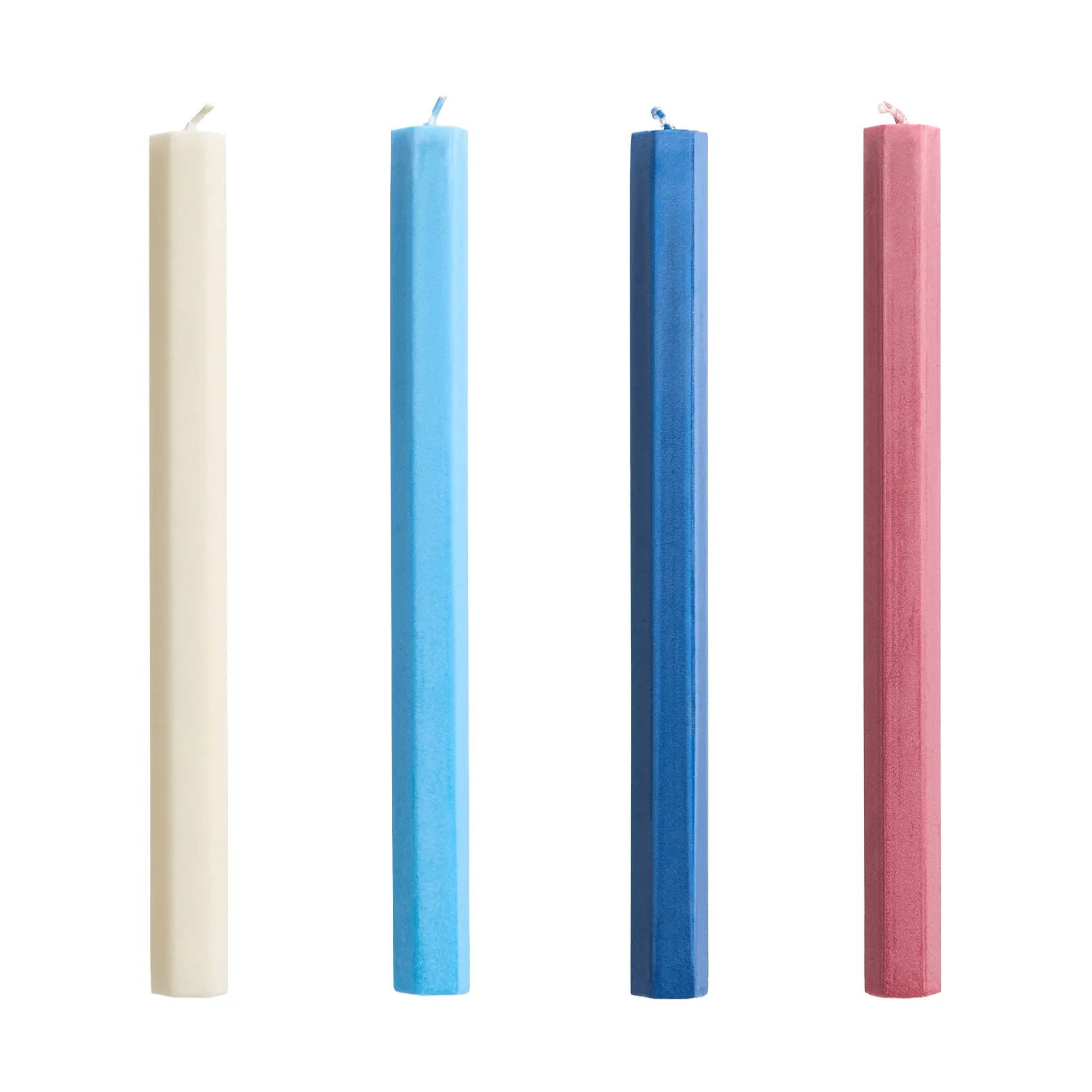 Hexagon Candle Kerzen-Mix 4er-Pack, Marine HAY