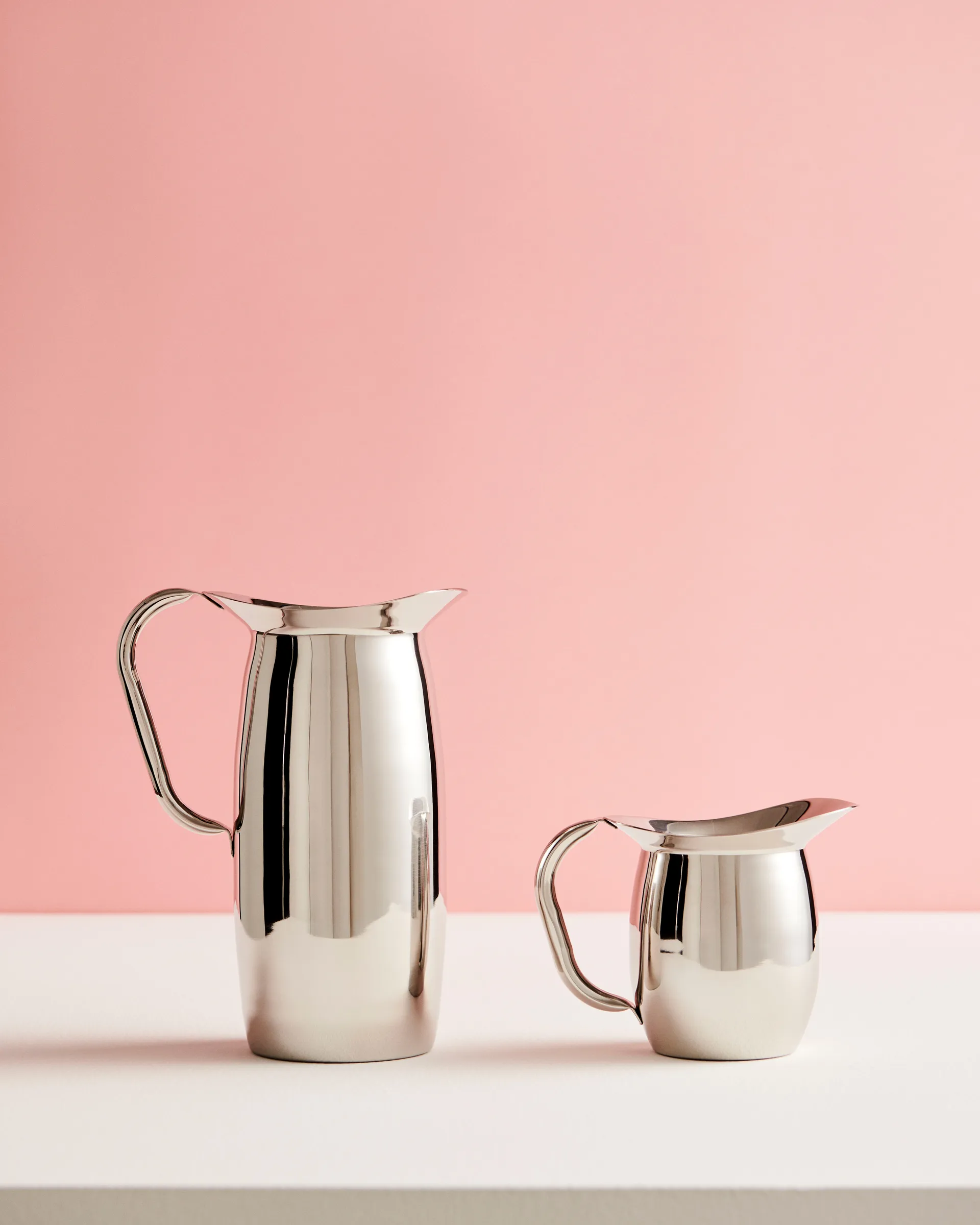 Indian Steel Pitcher Kanne, Tall 0,9 L HAY