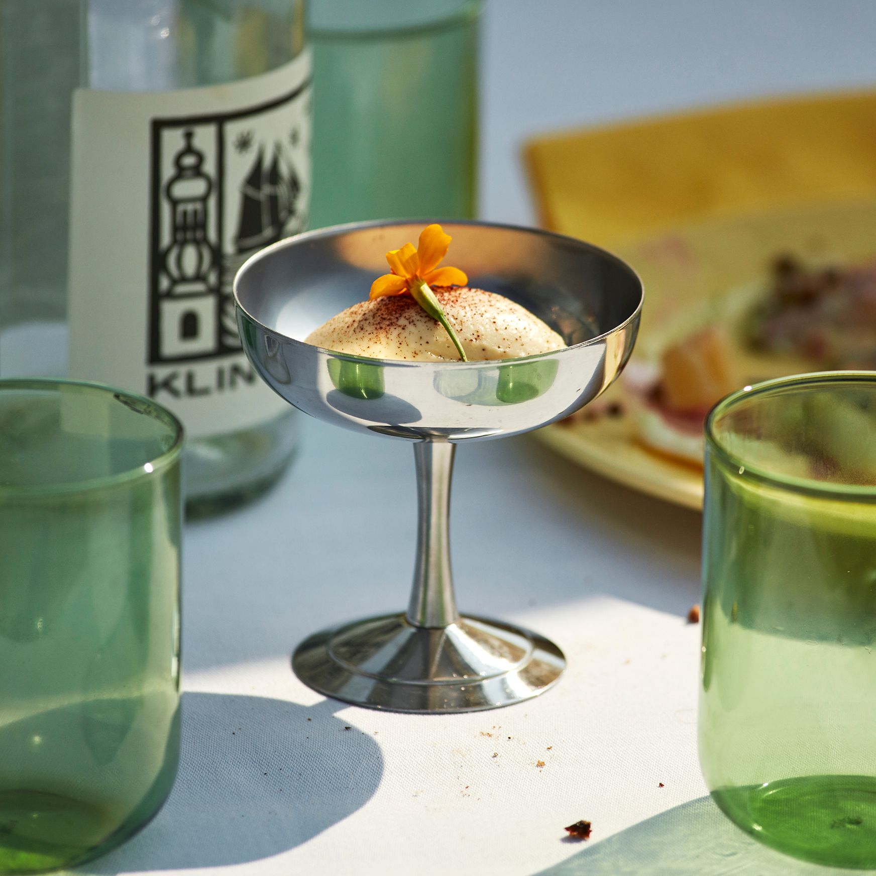 Italian Ice Cup dessert bowl made of stainless steel by HAY