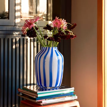 Juice Vase - Blue, Glas, high - HAY