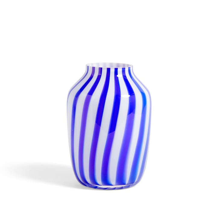 Juice Vase - Blue, Glas, high - HAY