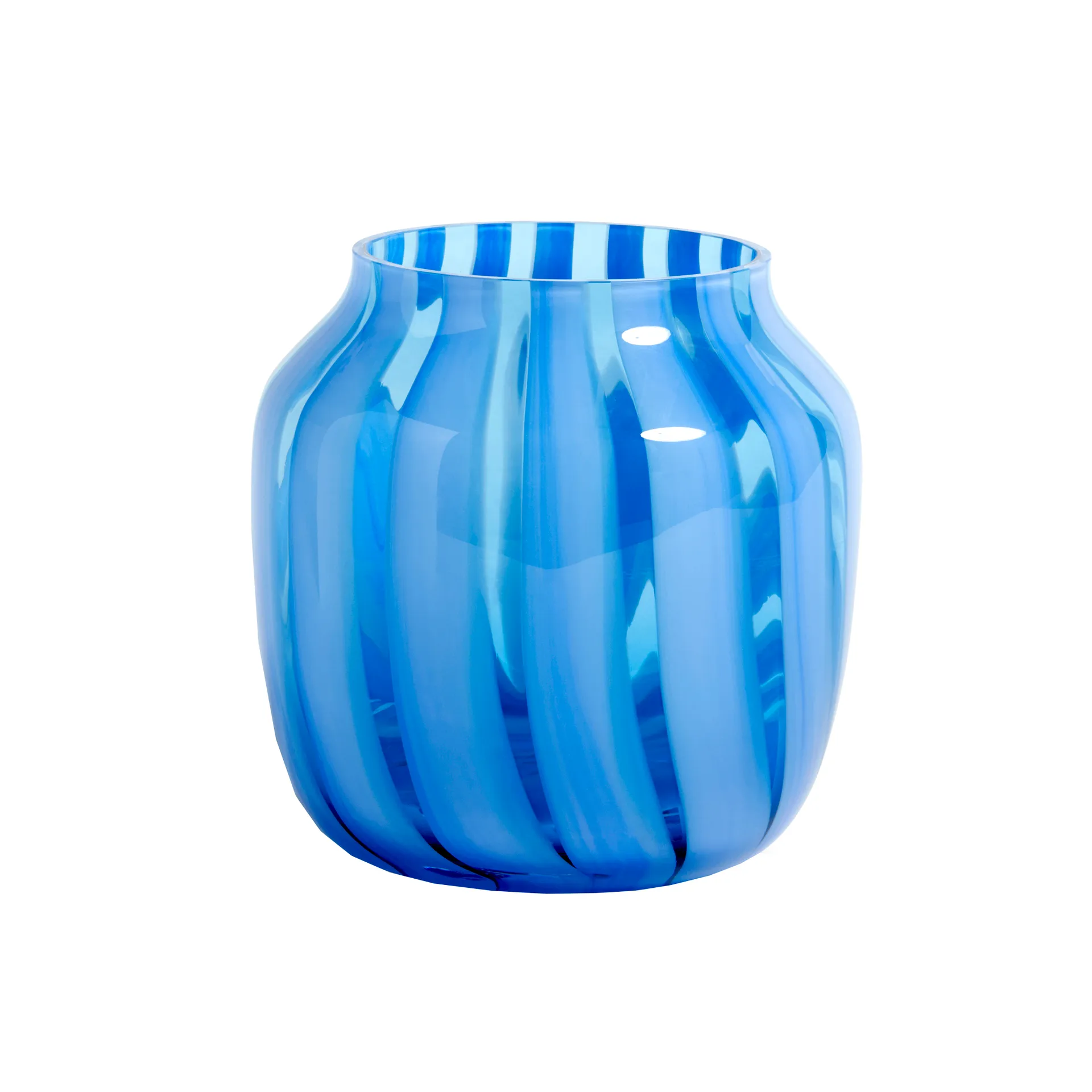 Juice Wide Vase 22cm, Light blue HAY
