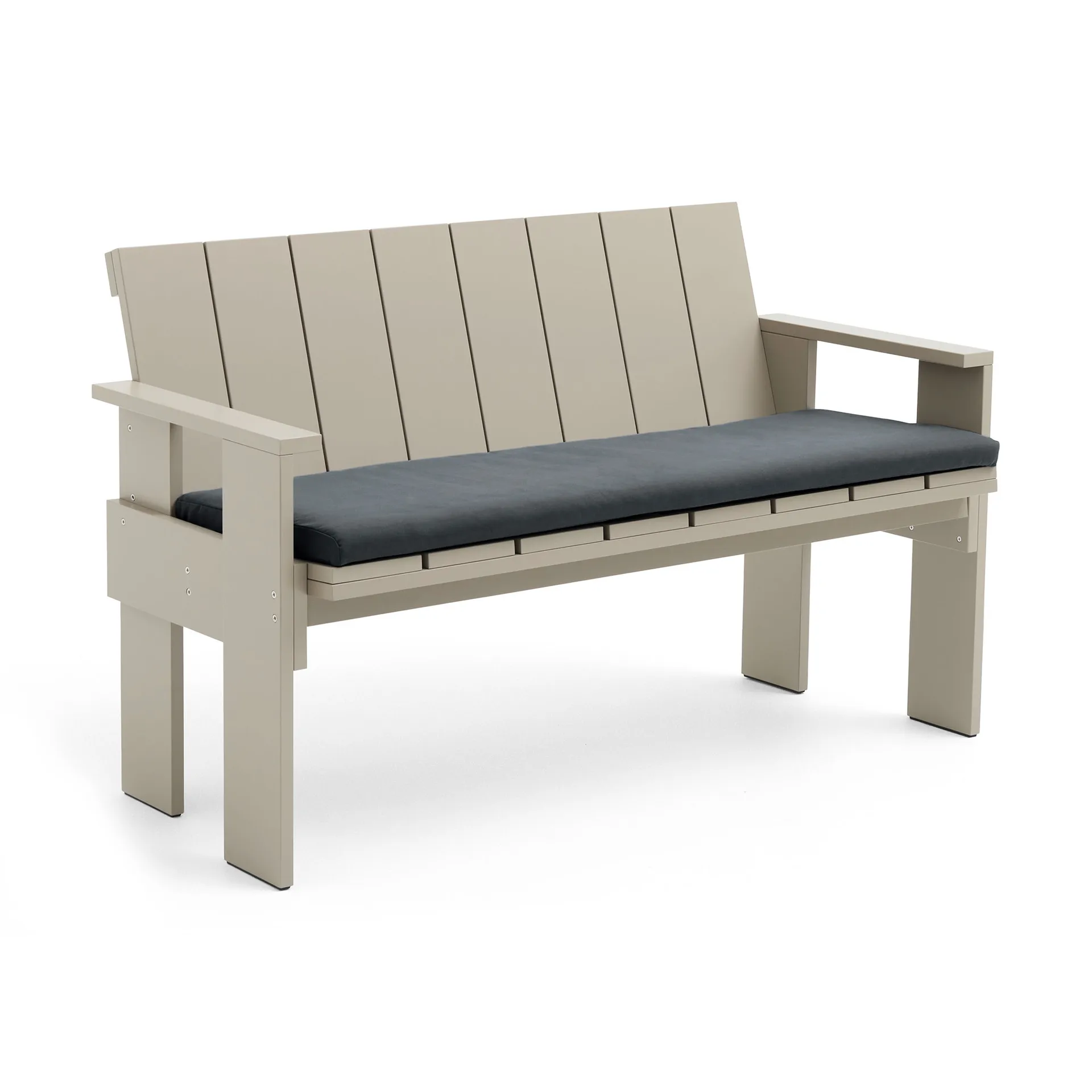 Kissen für Crate Dining Bench Bank, Anthracite HAY