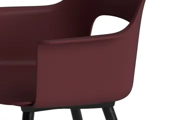 Layout Armchair 211 Armstuhl - Bordeaux-schwartzlackierte Eiche - HAY