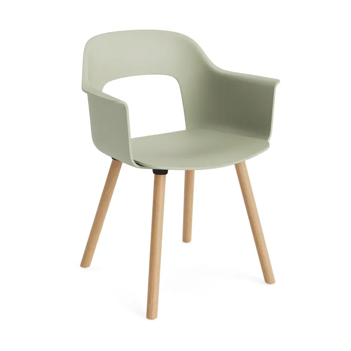 Layout Armchair 211 Armstuhl - Pastel green-lackierte Eiche - HAY