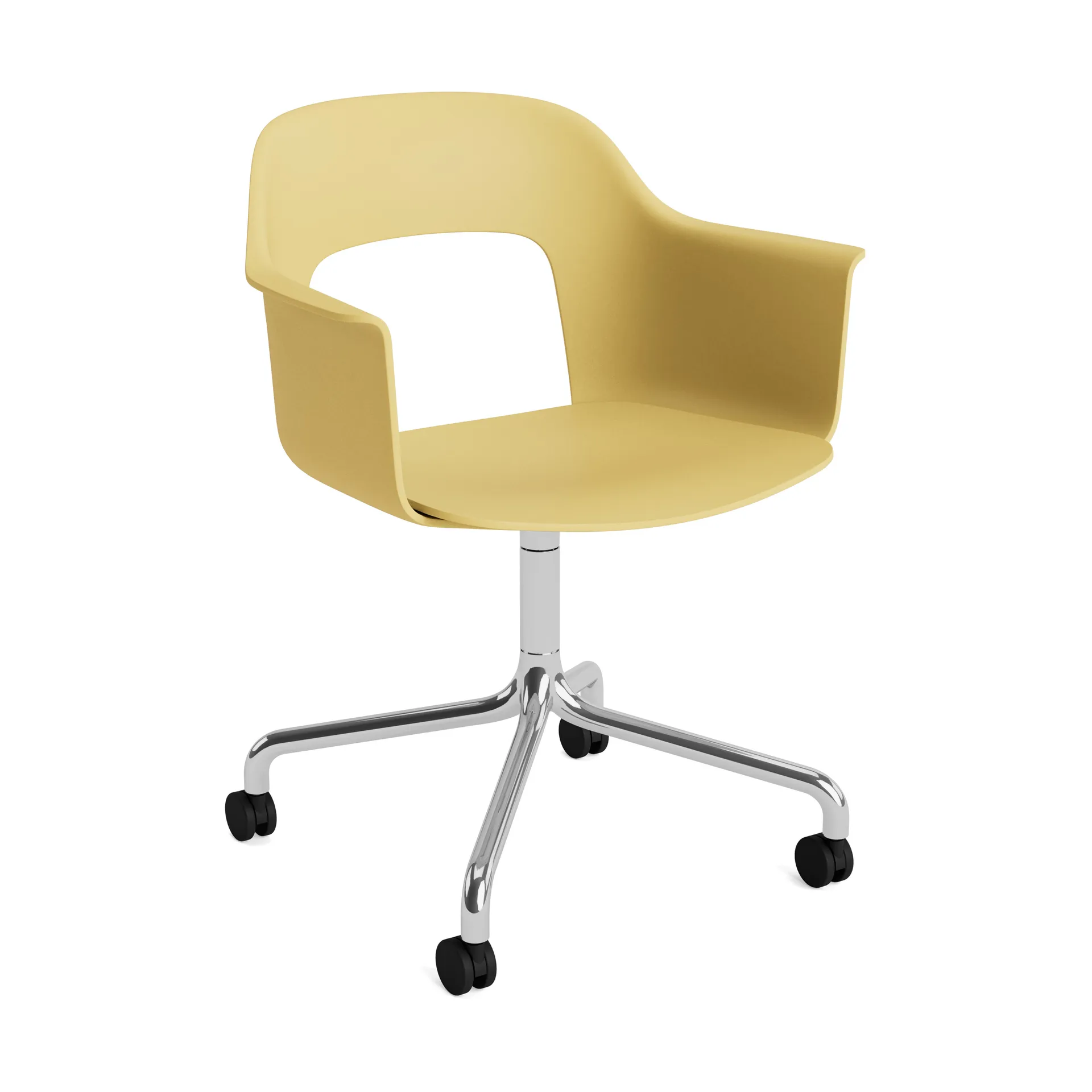 Layout Armchair 261 Stuhl, Biscotti-polerad aluminium HAY