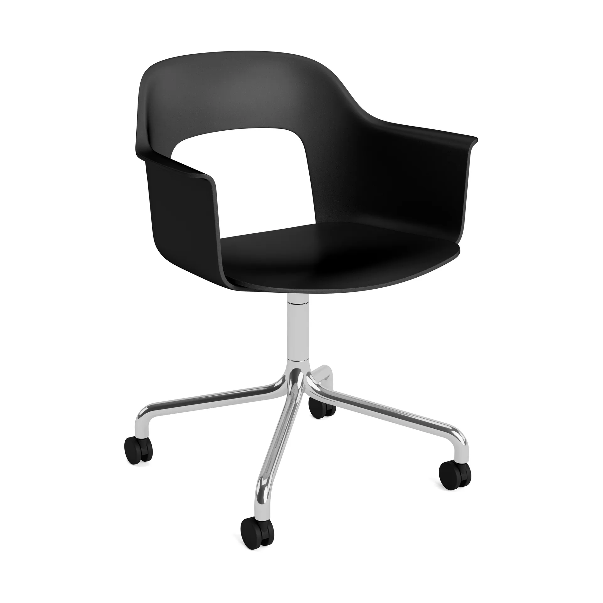Layout Armchair 261 Stuhl, Black-polerad aluminium HAY