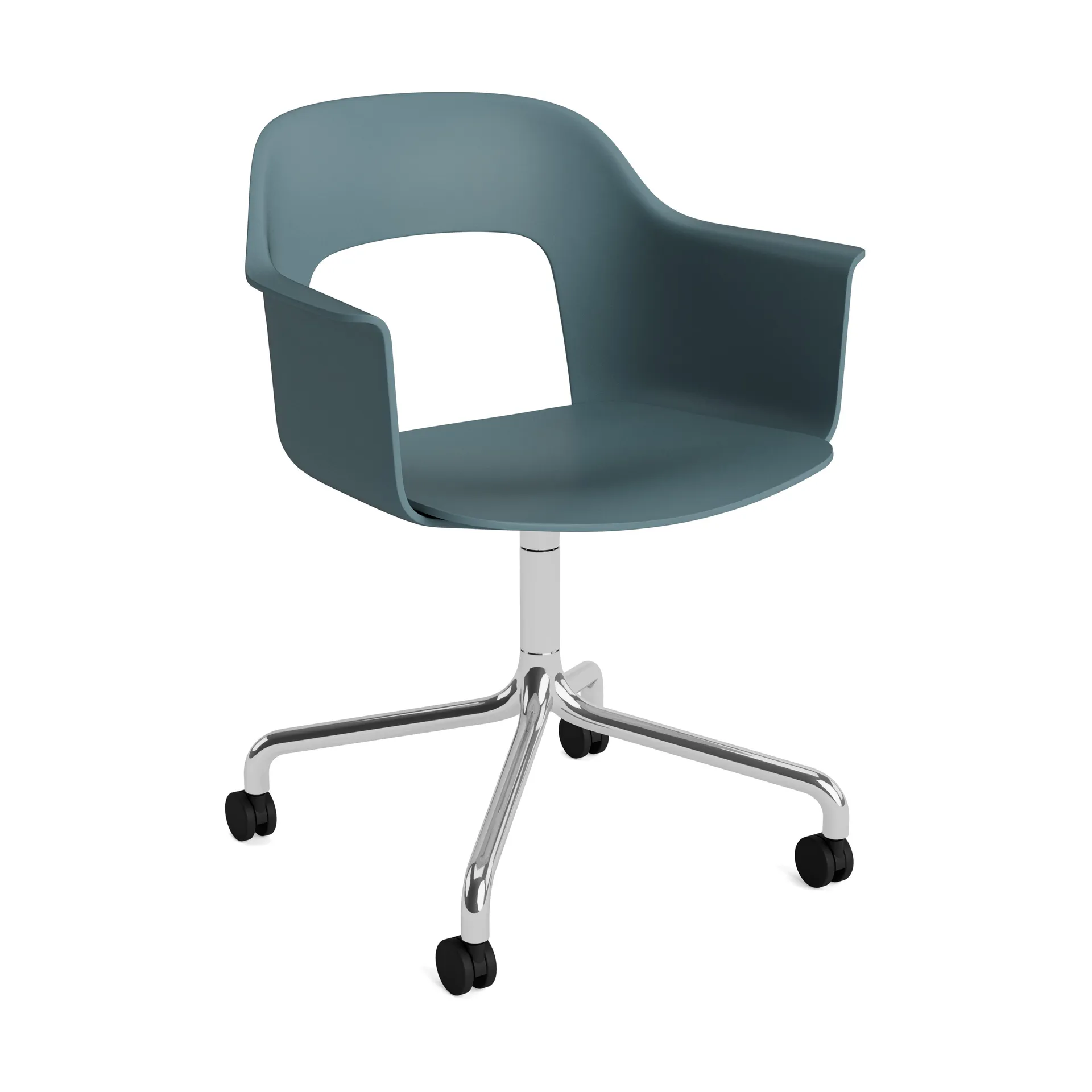 Layout Armchair 261 Stuhl, Ocean-polerad aluminium HAY