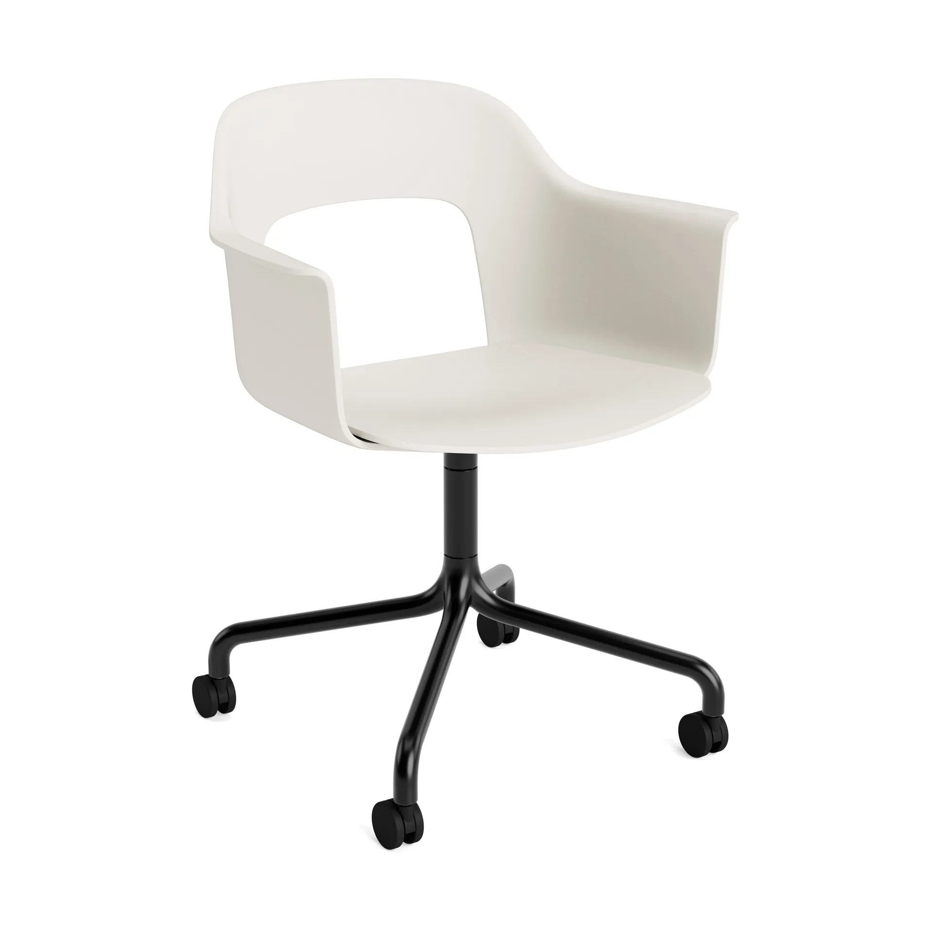 Layout Armchair 261 Stuhl, White-black HAY