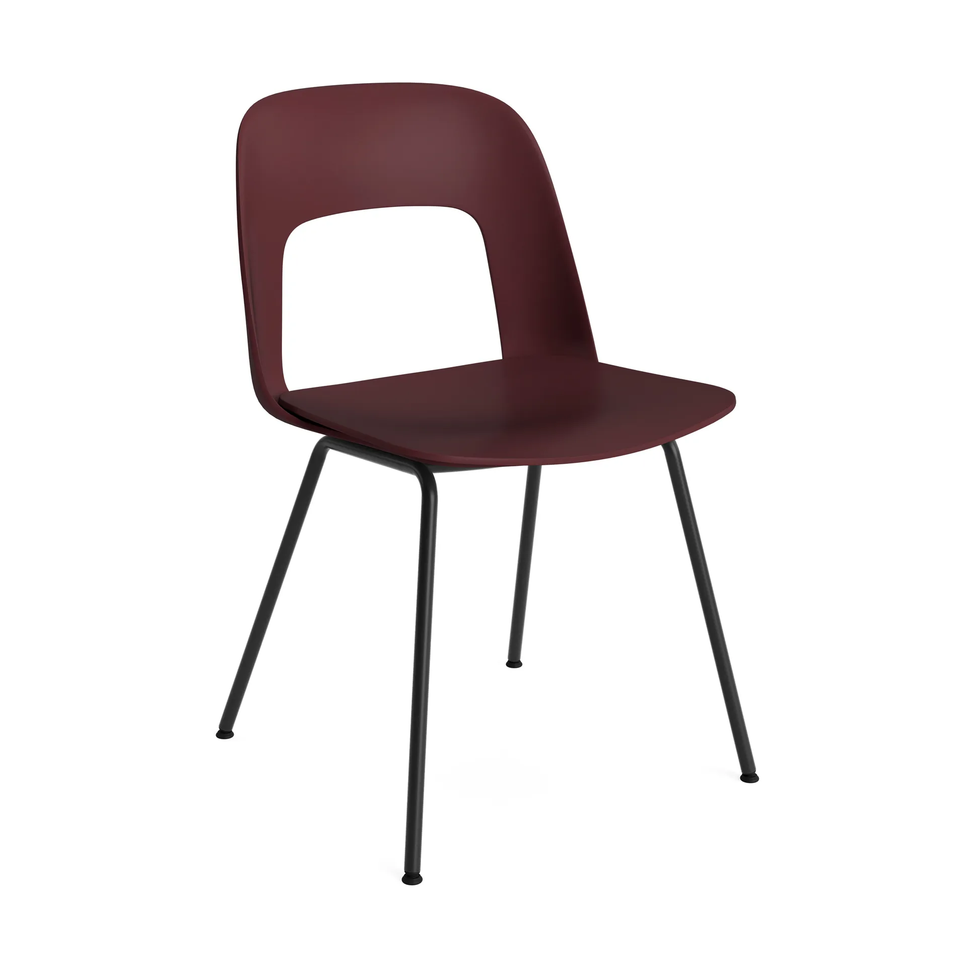 Layout Chair 111 Stuhl, Bordeaux-black HAY