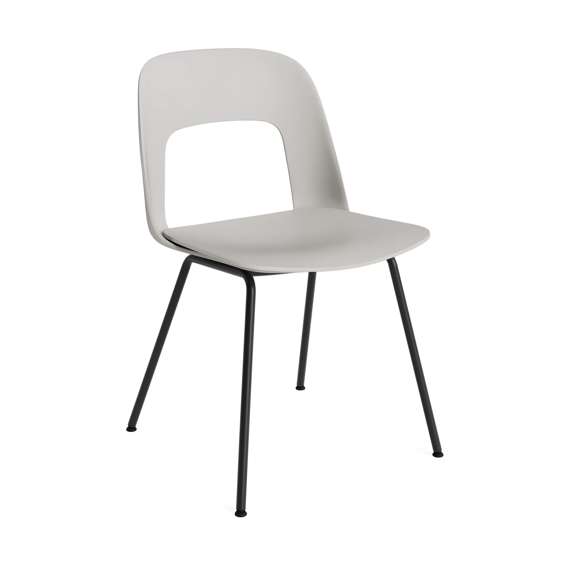 Layout Chair 111 Stuhl, Sky grey-black HAY