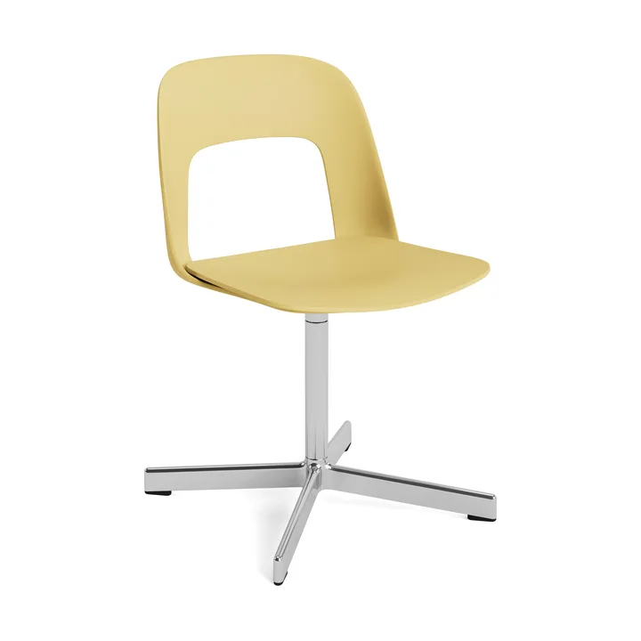 Layout Chair 131 Stuhl - Biscotti-polerad aluminium - HAY