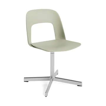 Layout Chair 131 Stuhl - Pastel green-polerad aluminium - HAY