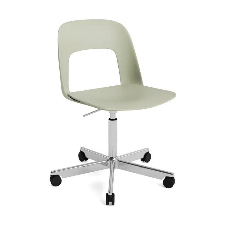 Layout Chair 141 Stuhl - Bottle green-polerad aluminium - HAY