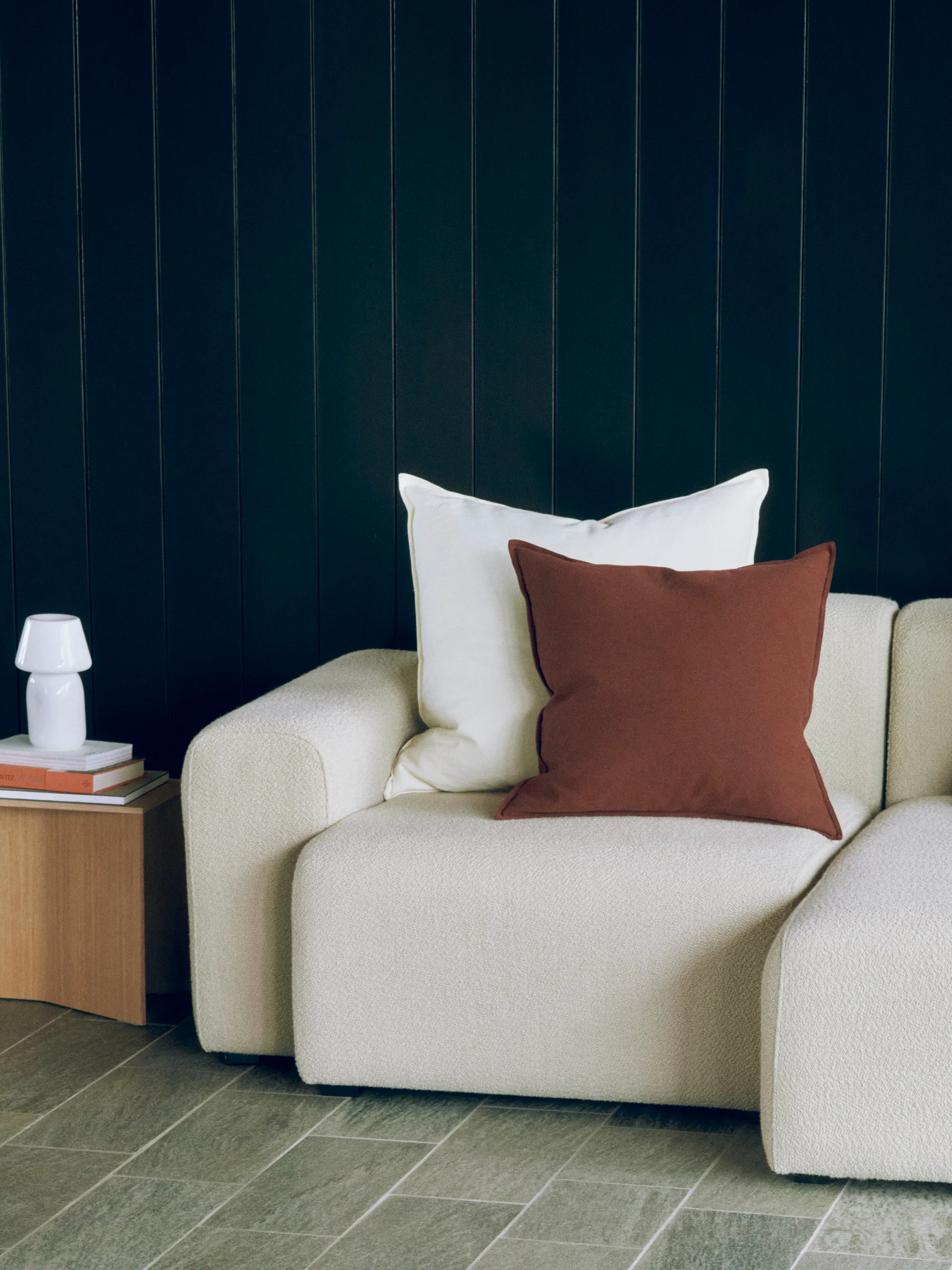 Linen Kissen 50x50 cm, Iron red HAY