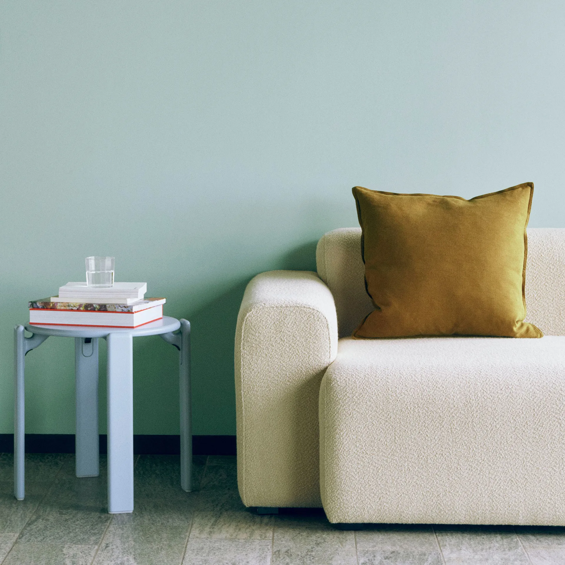 Linen Kissen 50x50 cm, Olive HAY