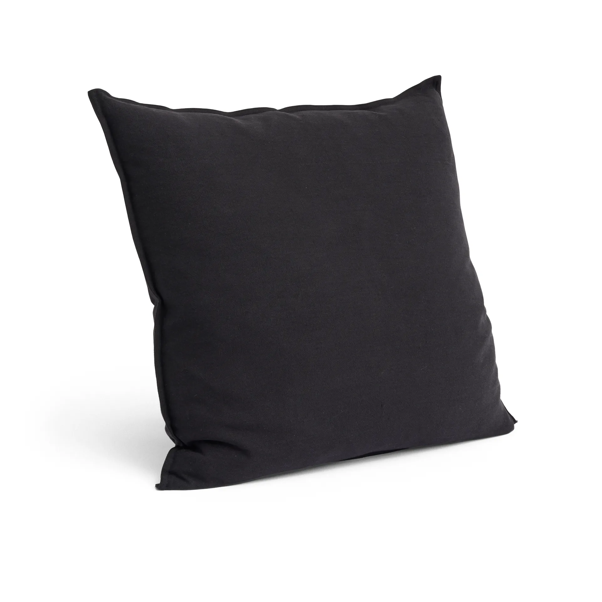 Linen Kissen 60x60 cm, Blue-black HAY
