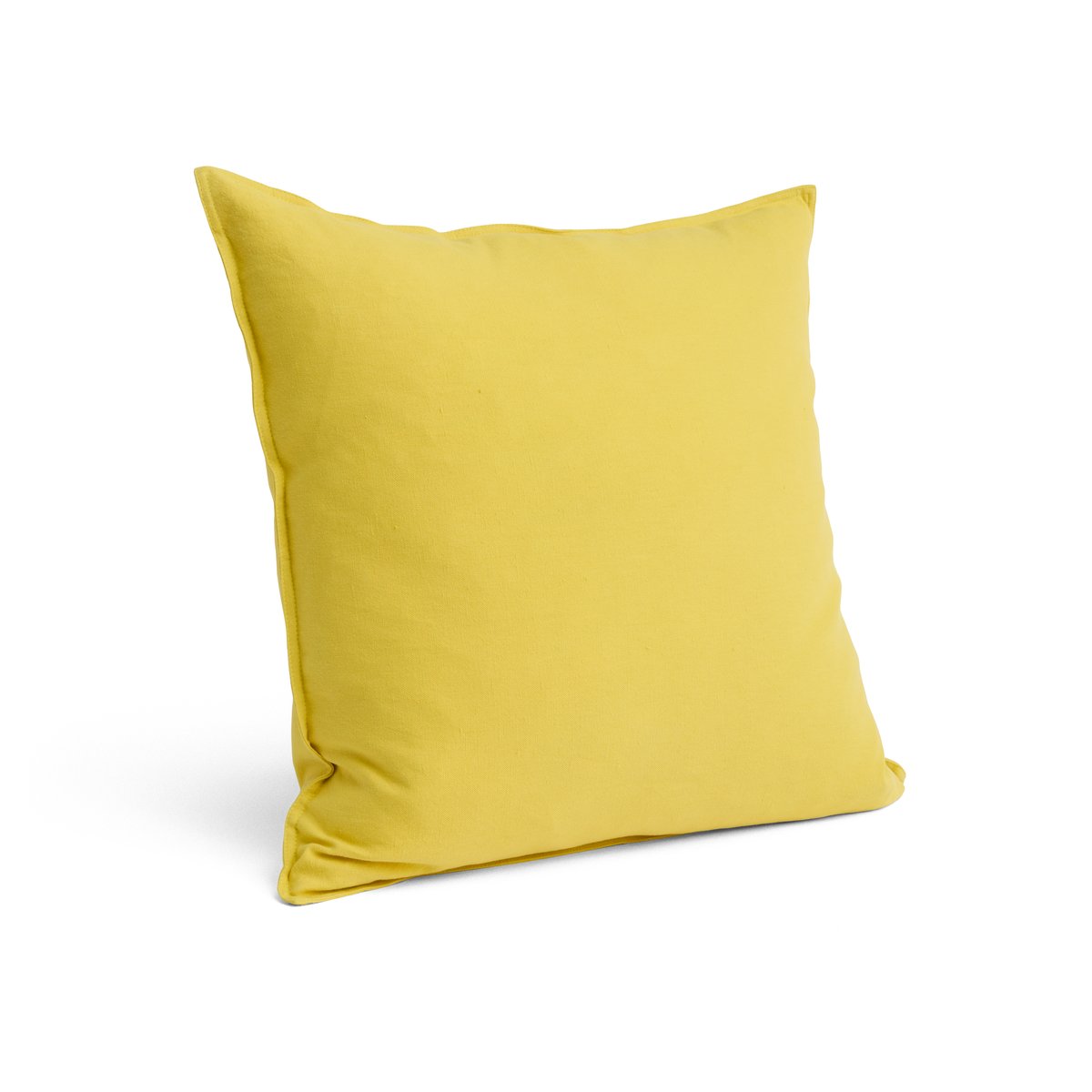 HAY Linen Kissen 60x60 cm Lemon yellow | Skandinavisches Design | Zier- & Dekokissen | Gelb
