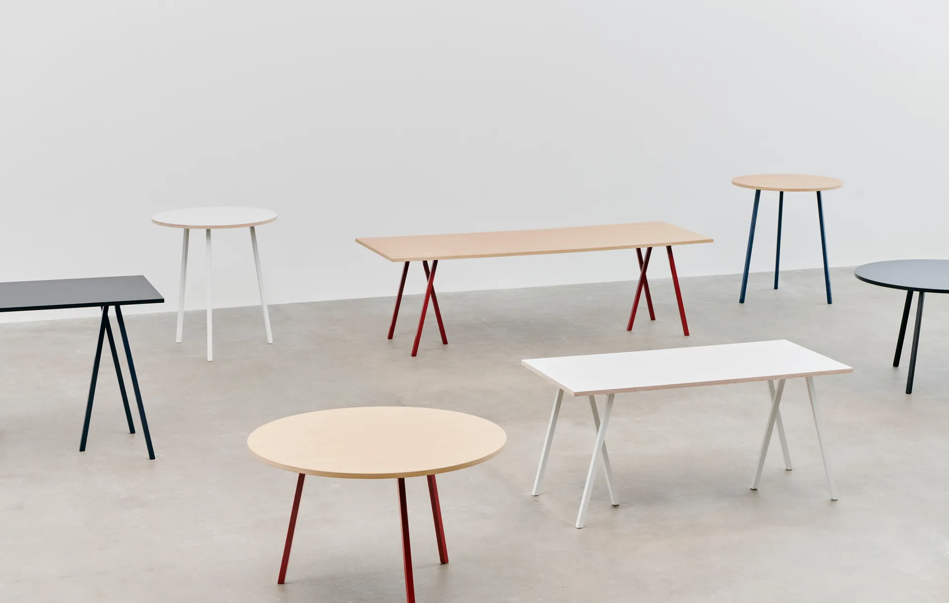 Loop Stand Frame Beinständer 72 cm 2er Pack, White HAY