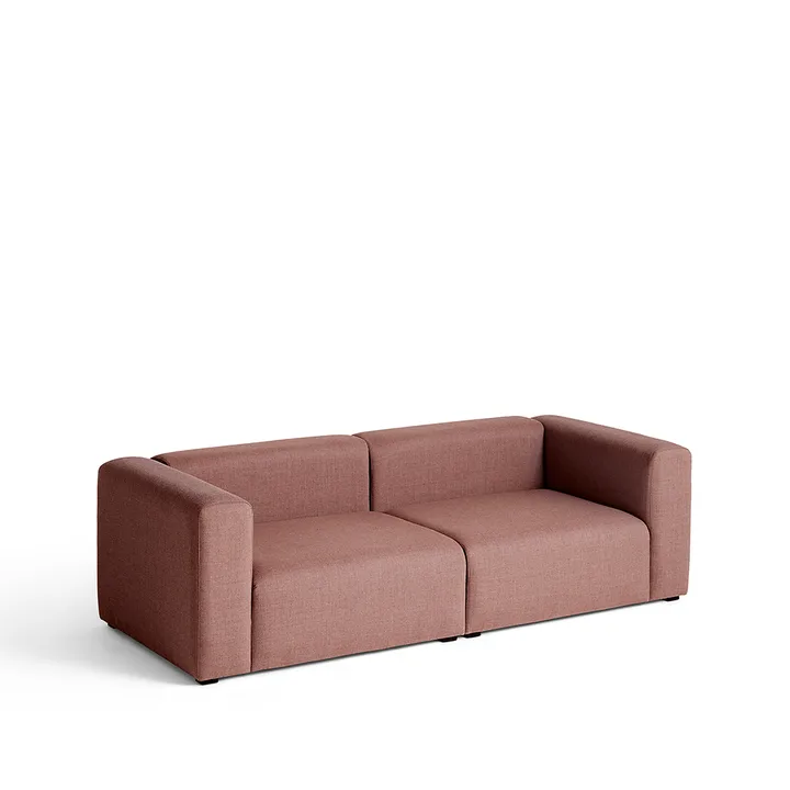 Mags 2,5-Sitzer Sofa - Stoff Canvas 356 rot - HAY