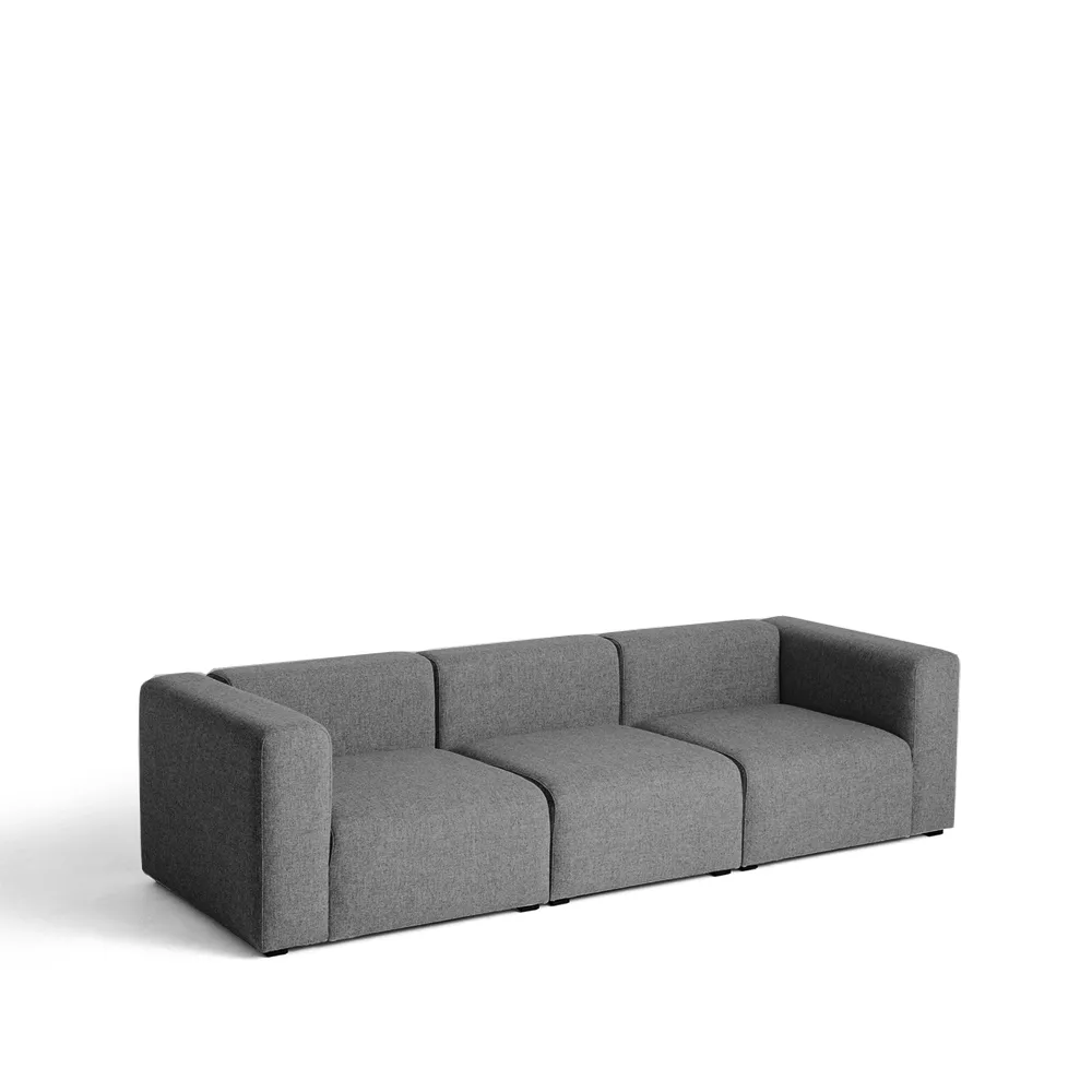 Mags 3-Sitzer Sofa, Stoff Hallingdal 65 153 grey HAY