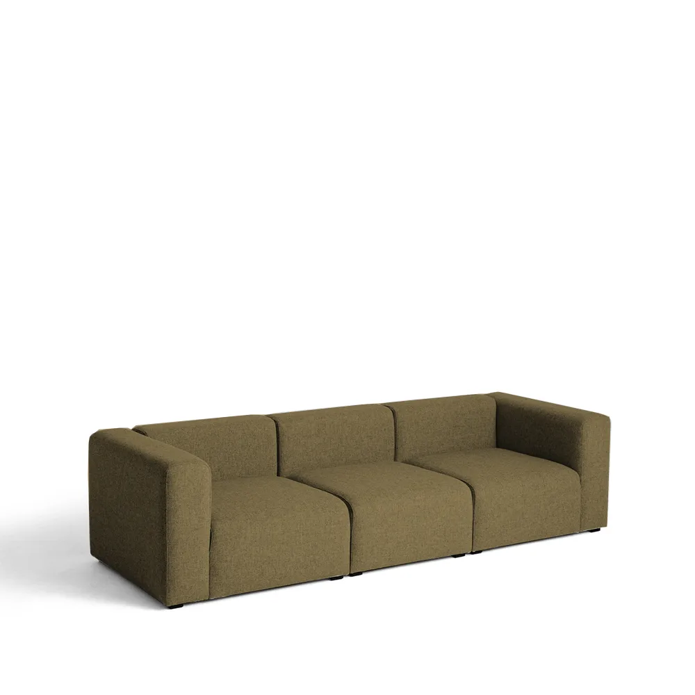 Mags 3-Sitzer Sofa, Stoff Hallingdal 65 224 brown HAY