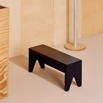 Manolito Long Hocker - Black, 60 cm - HAY